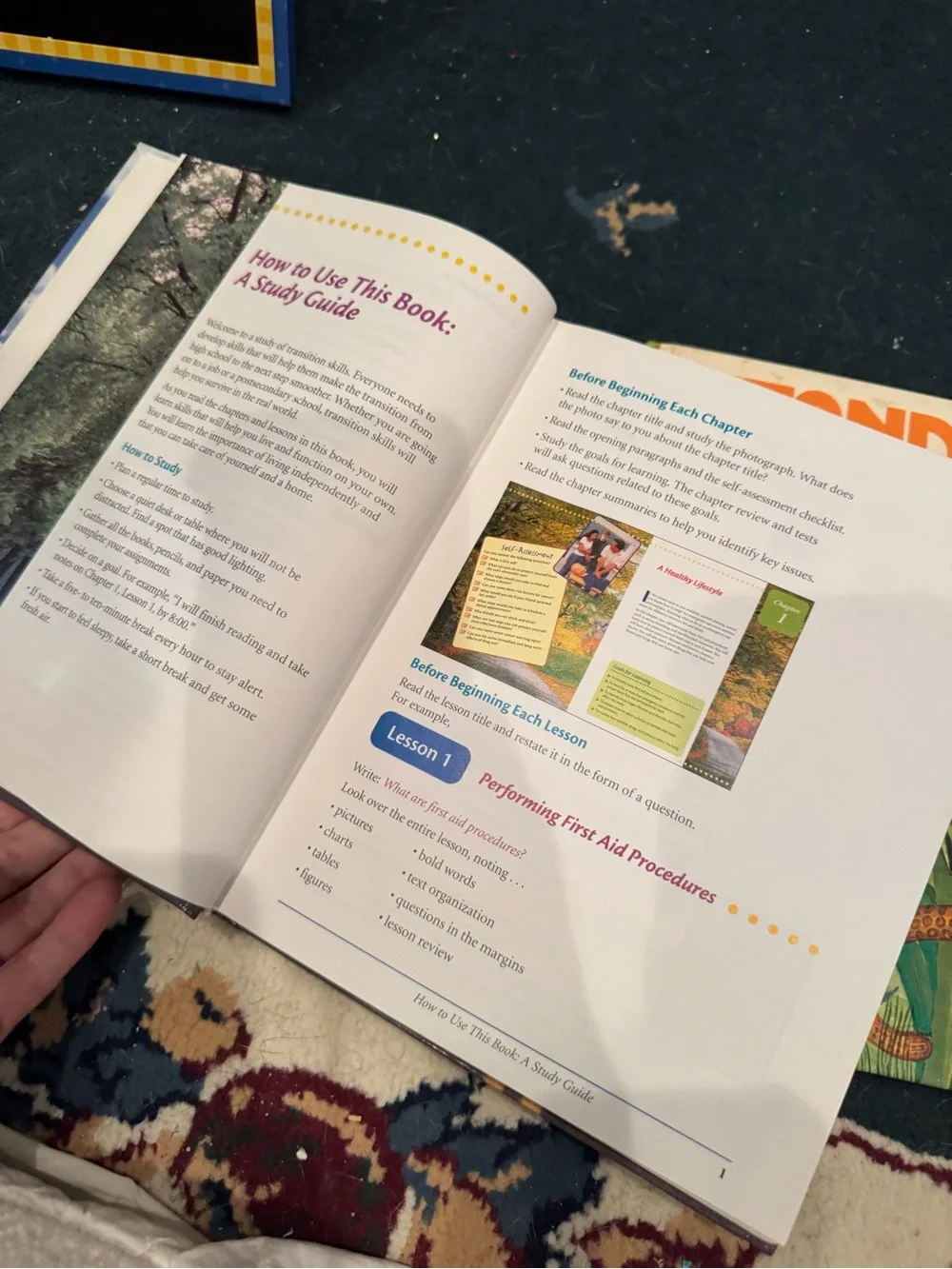 Everyday Life Skills Kids Book - Purple